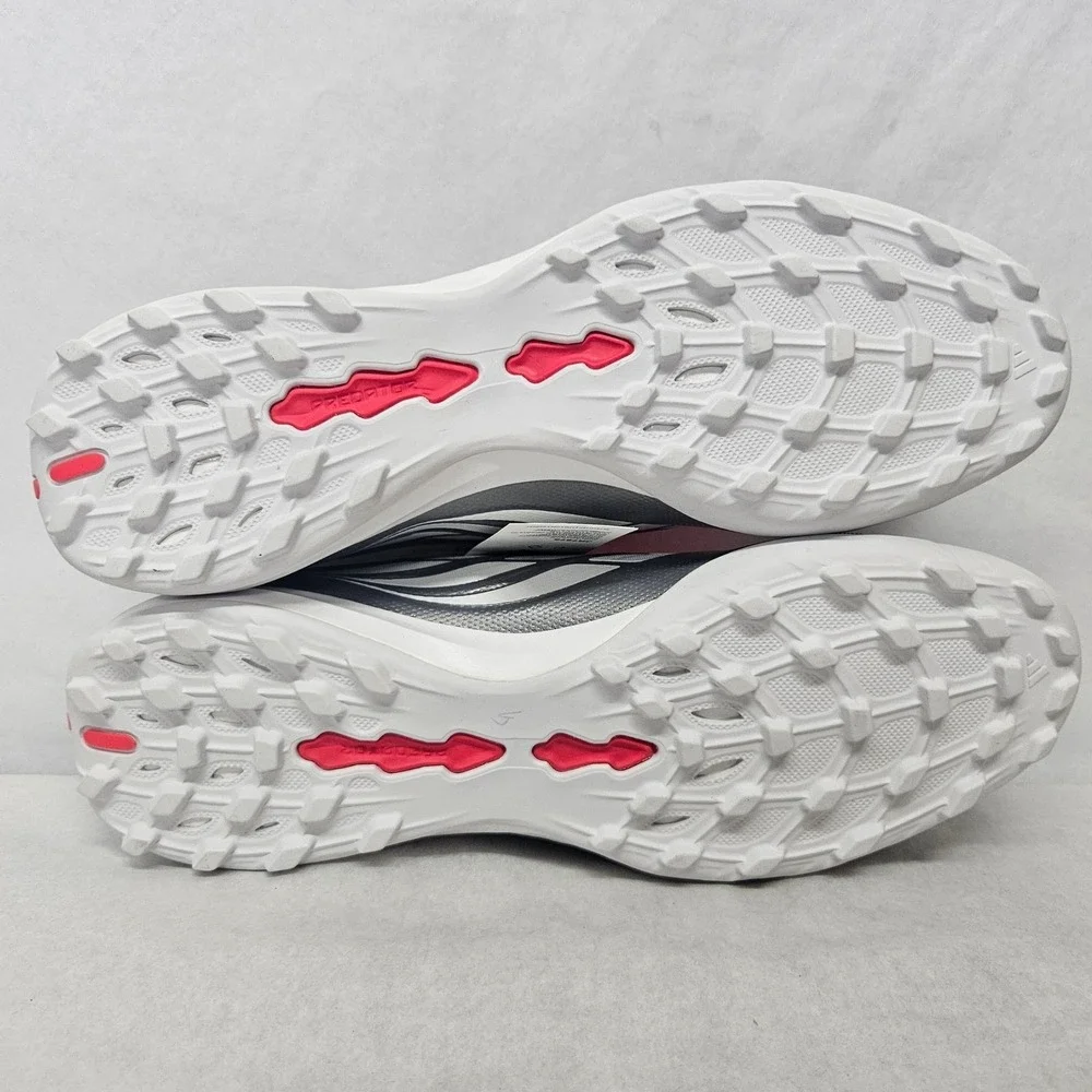 Adidas Predator League FT TF Soccer Cleats JR7875 Grey Lucid‎ Red Mens Size 12